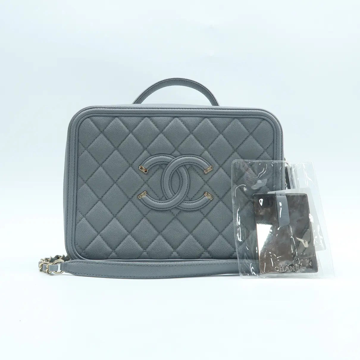 Buy Chanel Vanity leather satchel online