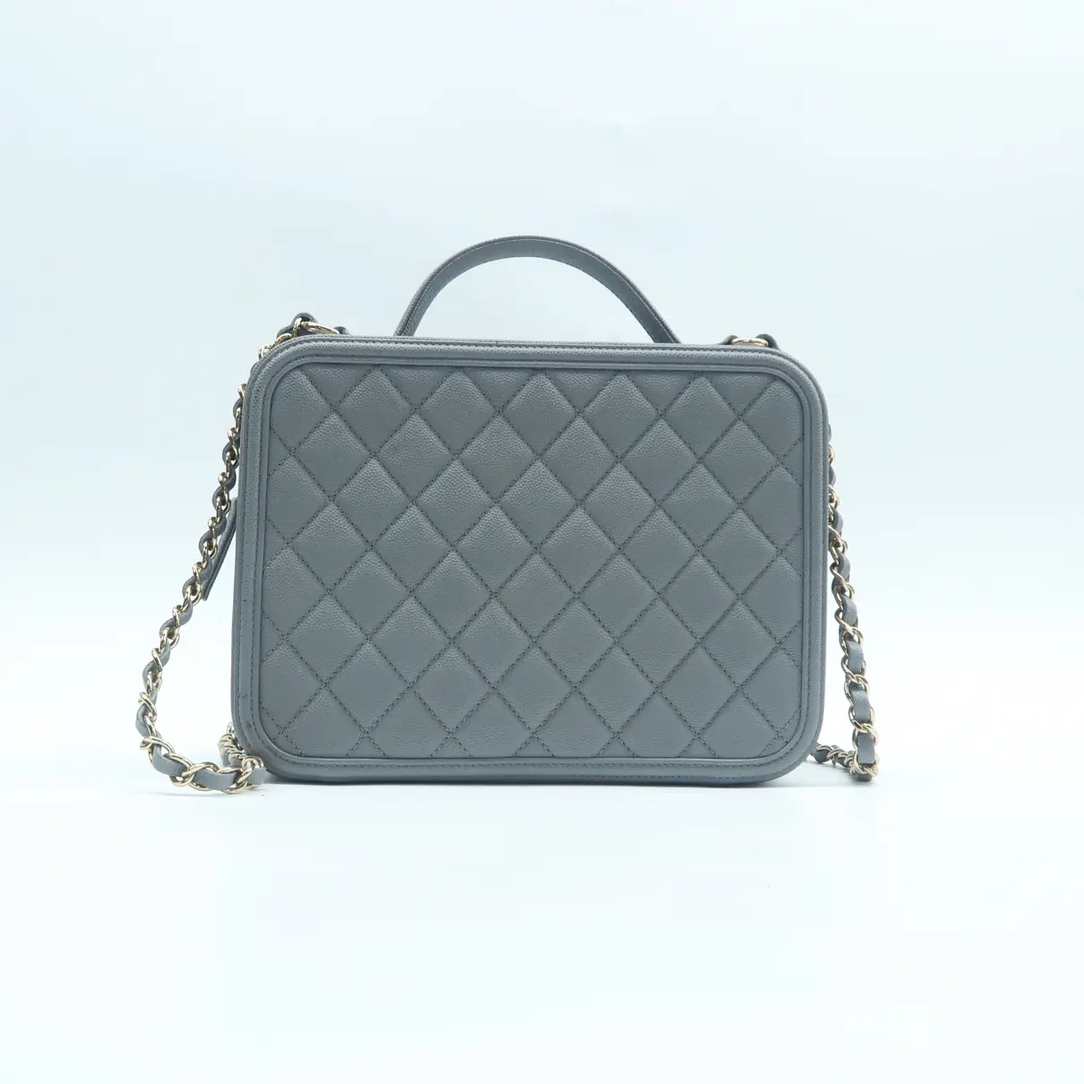 Vanity leather satchel Chanel