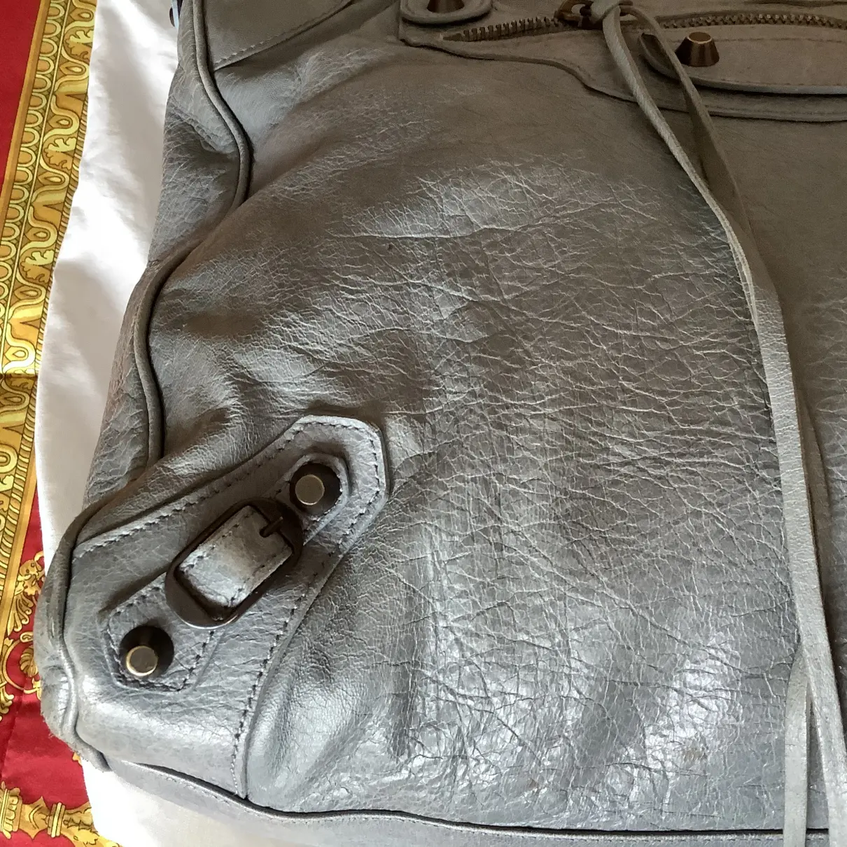 Vélo leather handbag Balenciaga