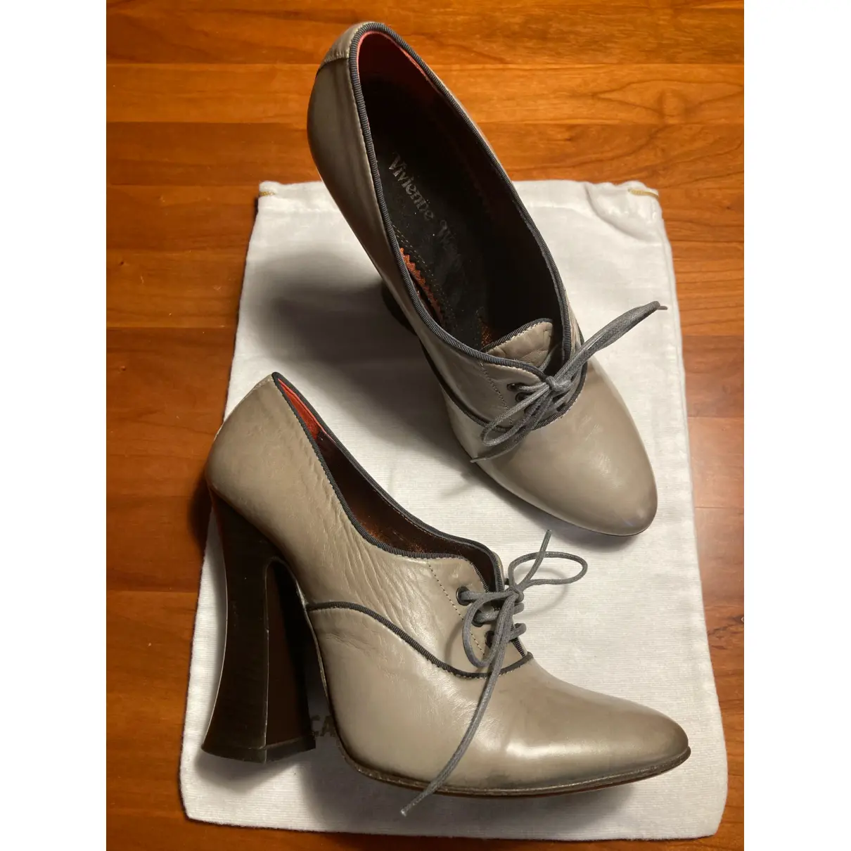 Leather heels Vivienne Westwood