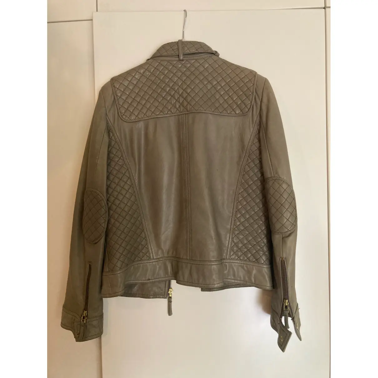 Buy Zara Leather biker jacket online