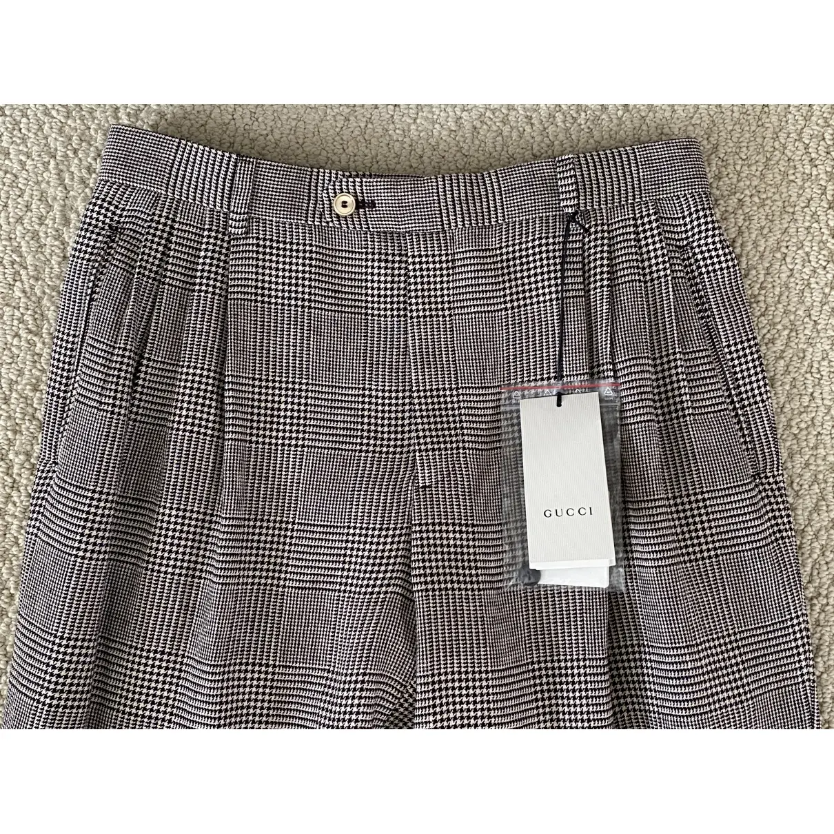 Linen trousers Gucci