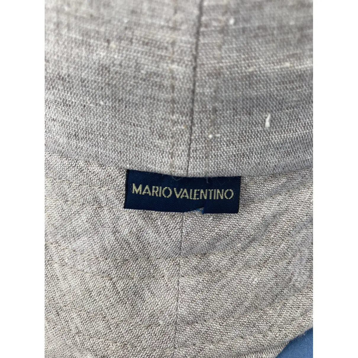 Linen hat MARIO VALENTINO - Vintage