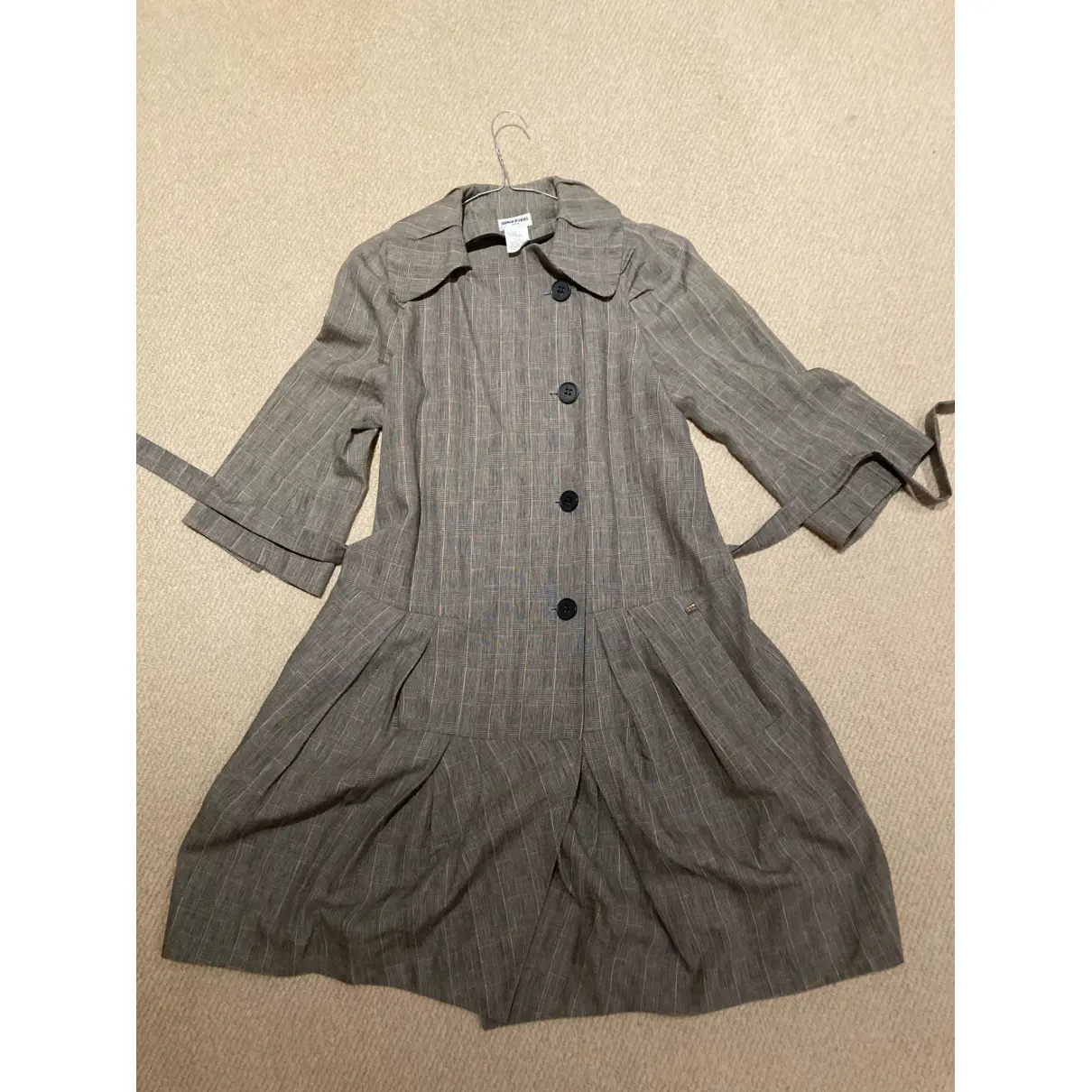 Linen trench coat Sonia Rykiel - Vintage
