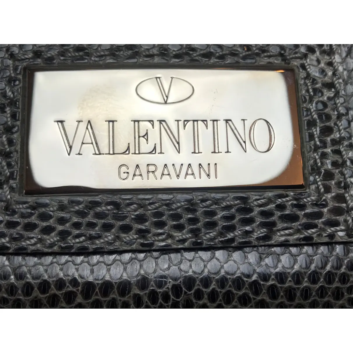 Lizard handbag Valentino Garavani