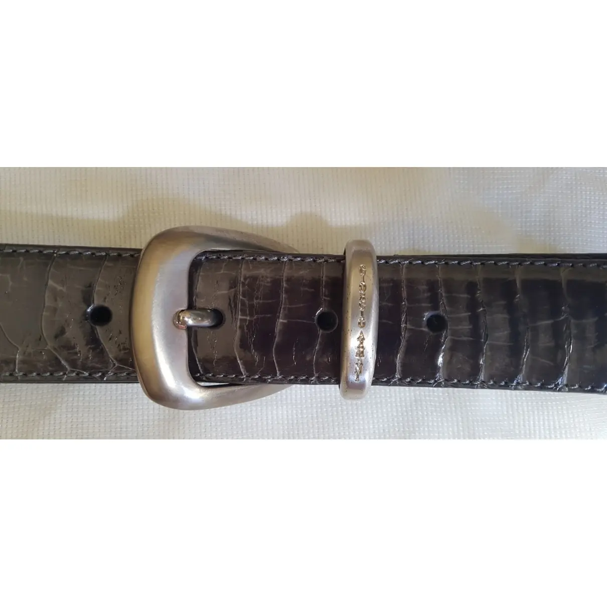 Buy Giorgio Armani Ostrich belt online - Vintage