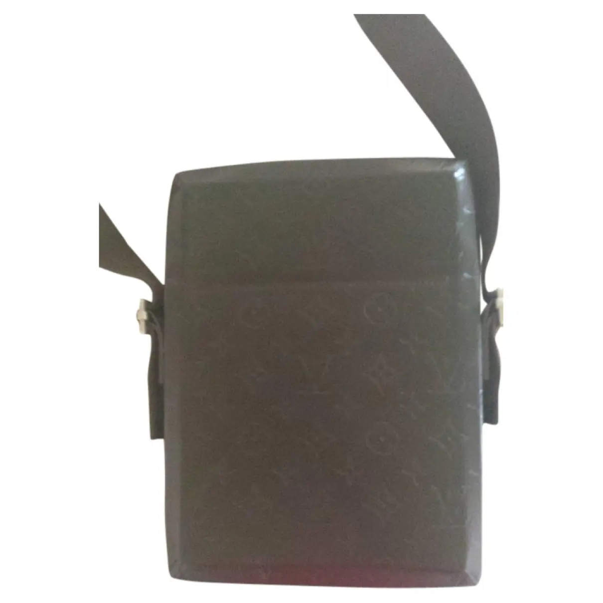 Grey Patent leather Bag Louis Vuitton