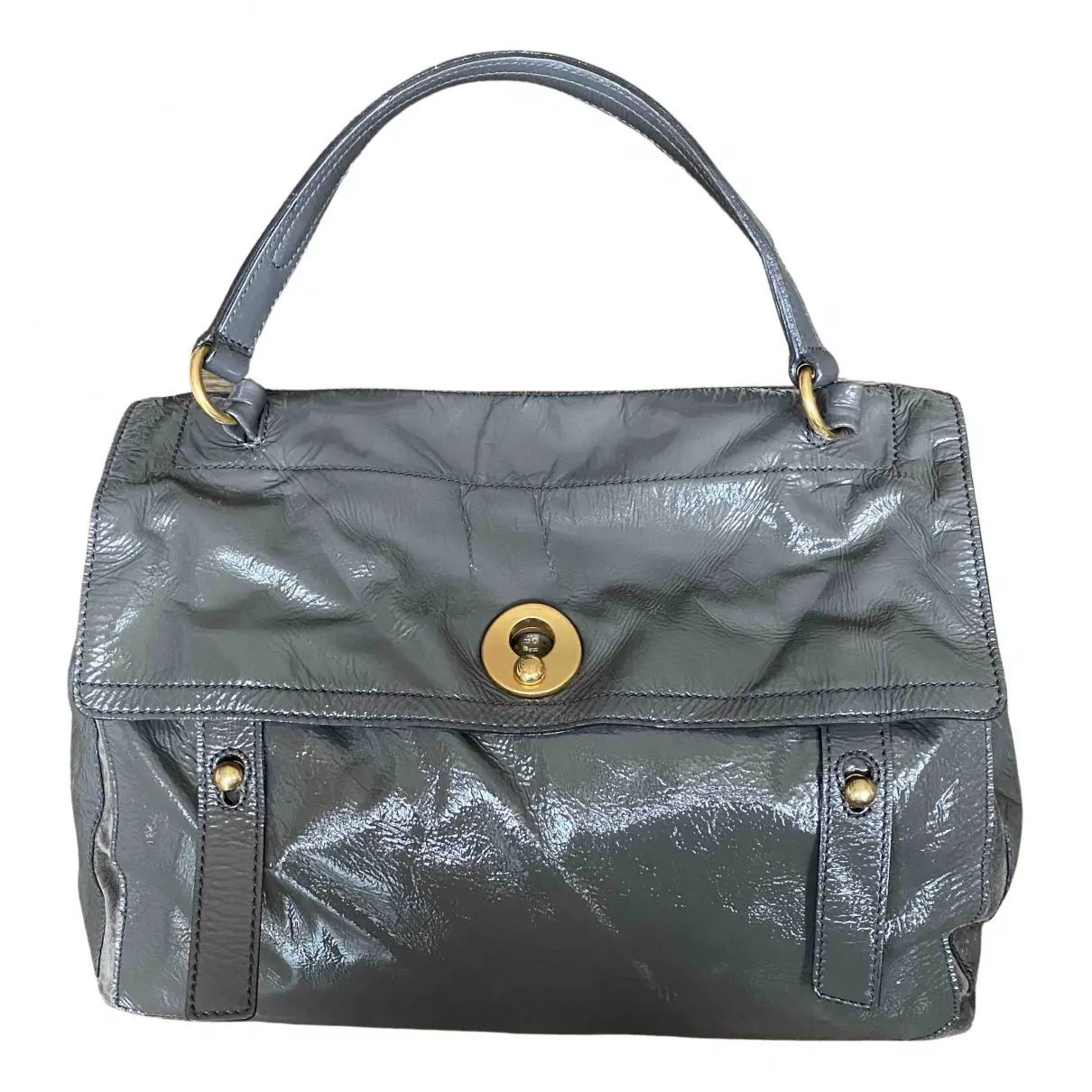 Muse Two patent leather handbag Yves Saint Laurent