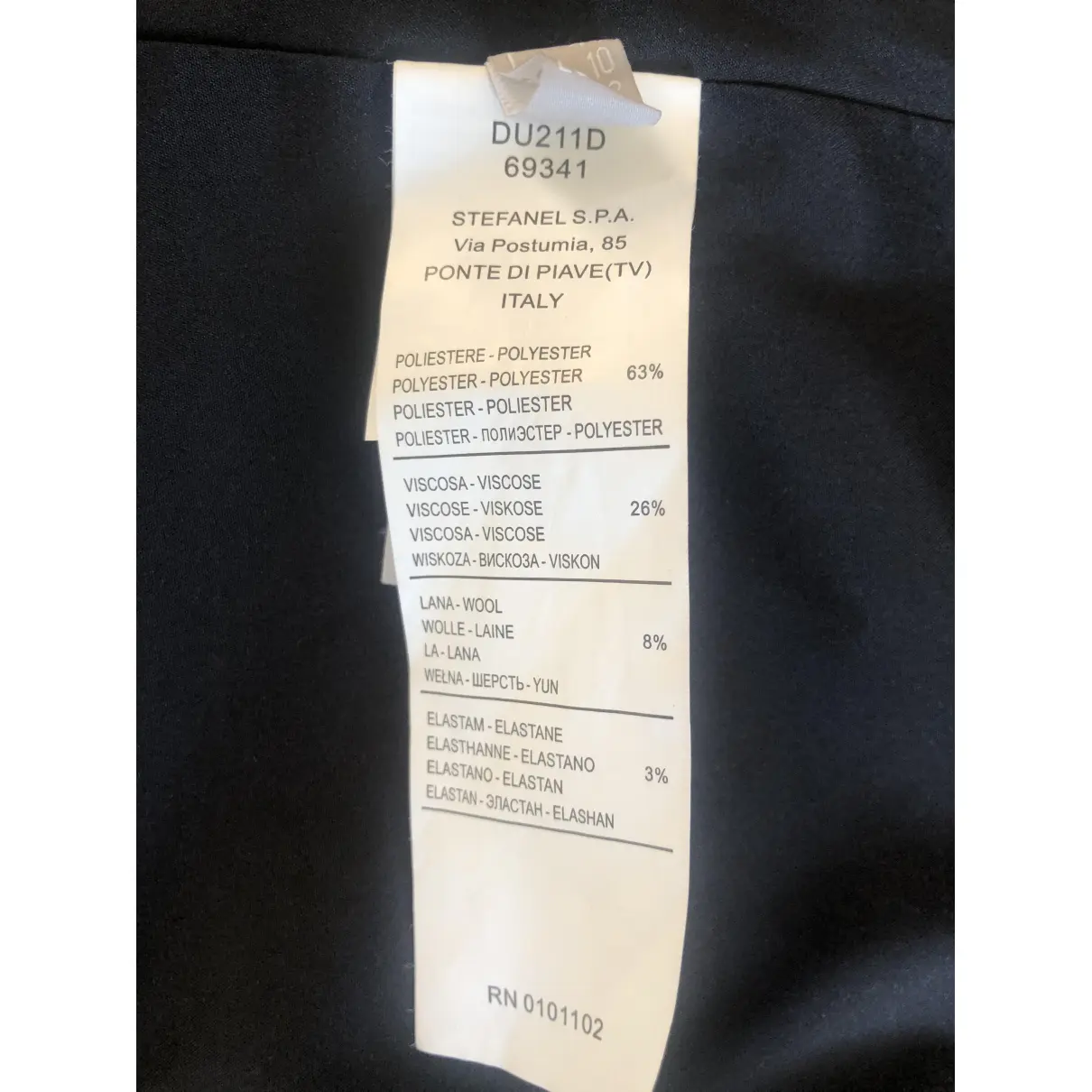 Grey Polyester Jacket STEFANEL