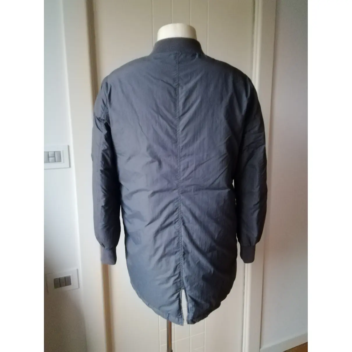 Buy Zara Grey Polyester Jacket & coat online