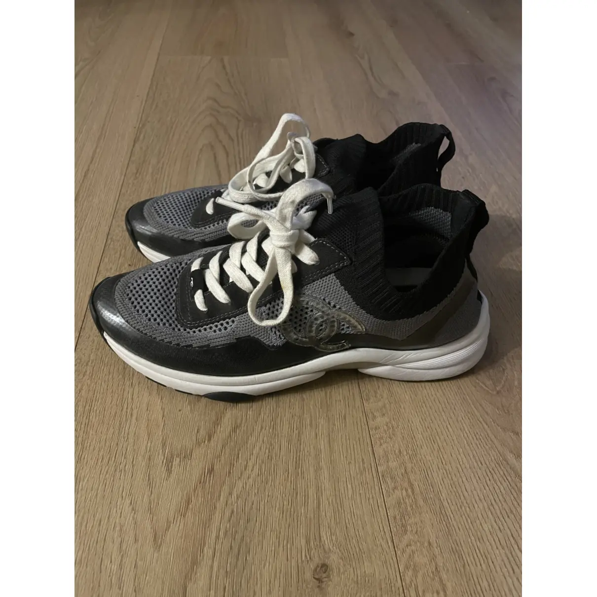 Pony-style calfskin trainers Chanel