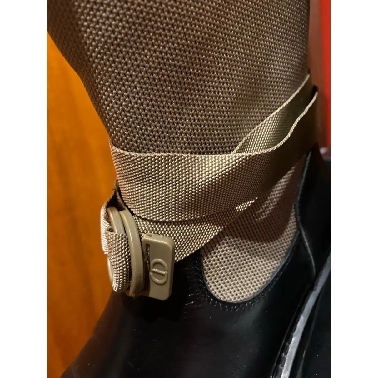 Pony-style calfskin wellington boots Dior