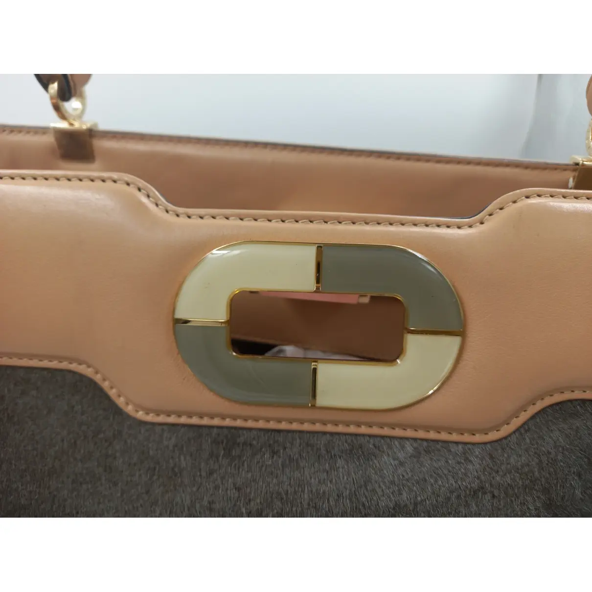 Isabella Rossellini pony-style calfskin handbag Bvlgari