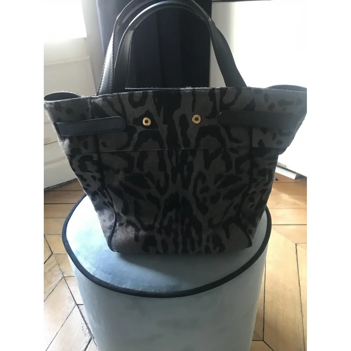 Jerome Dreyfuss Vladimir pony-style calfskin handbag for sale