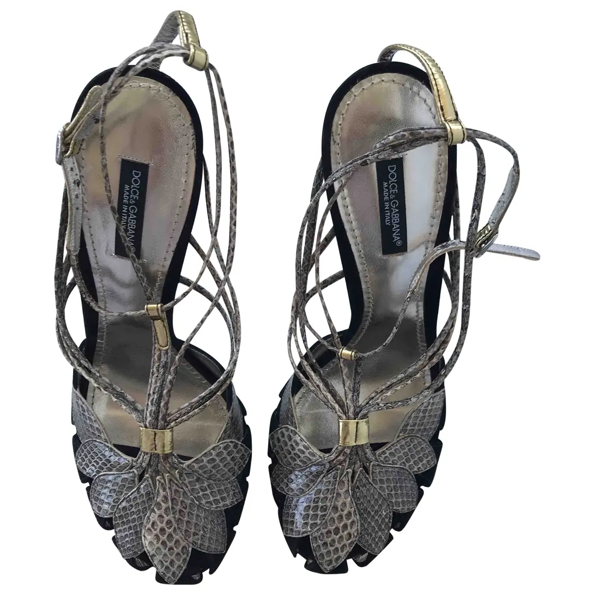 Python sandals Dolce & Gabbana