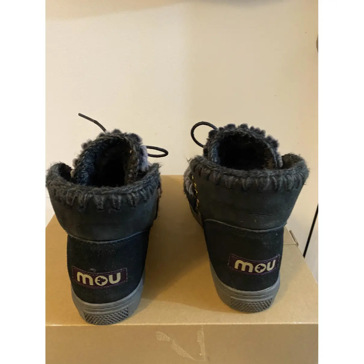 Shearling ankle boots Mou