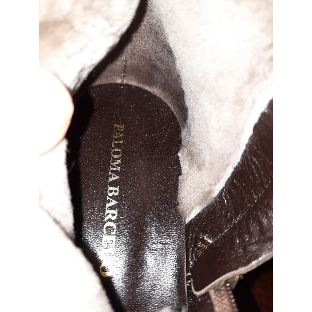 Shearling ankle boots Paloma Barcelo