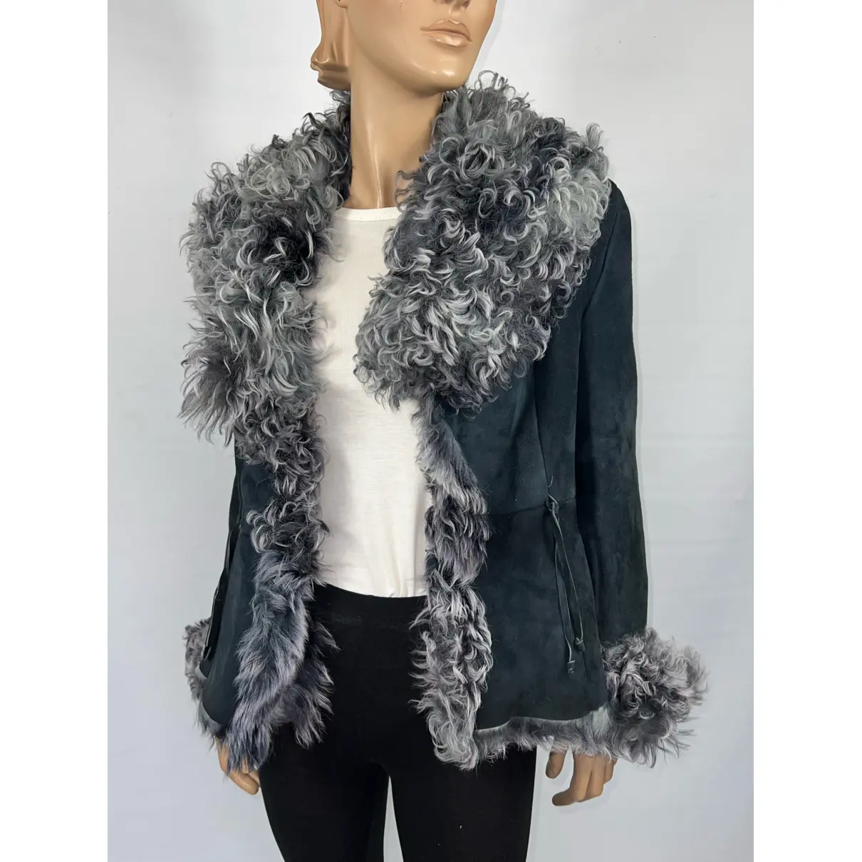 Shearling jacket Strenesse
