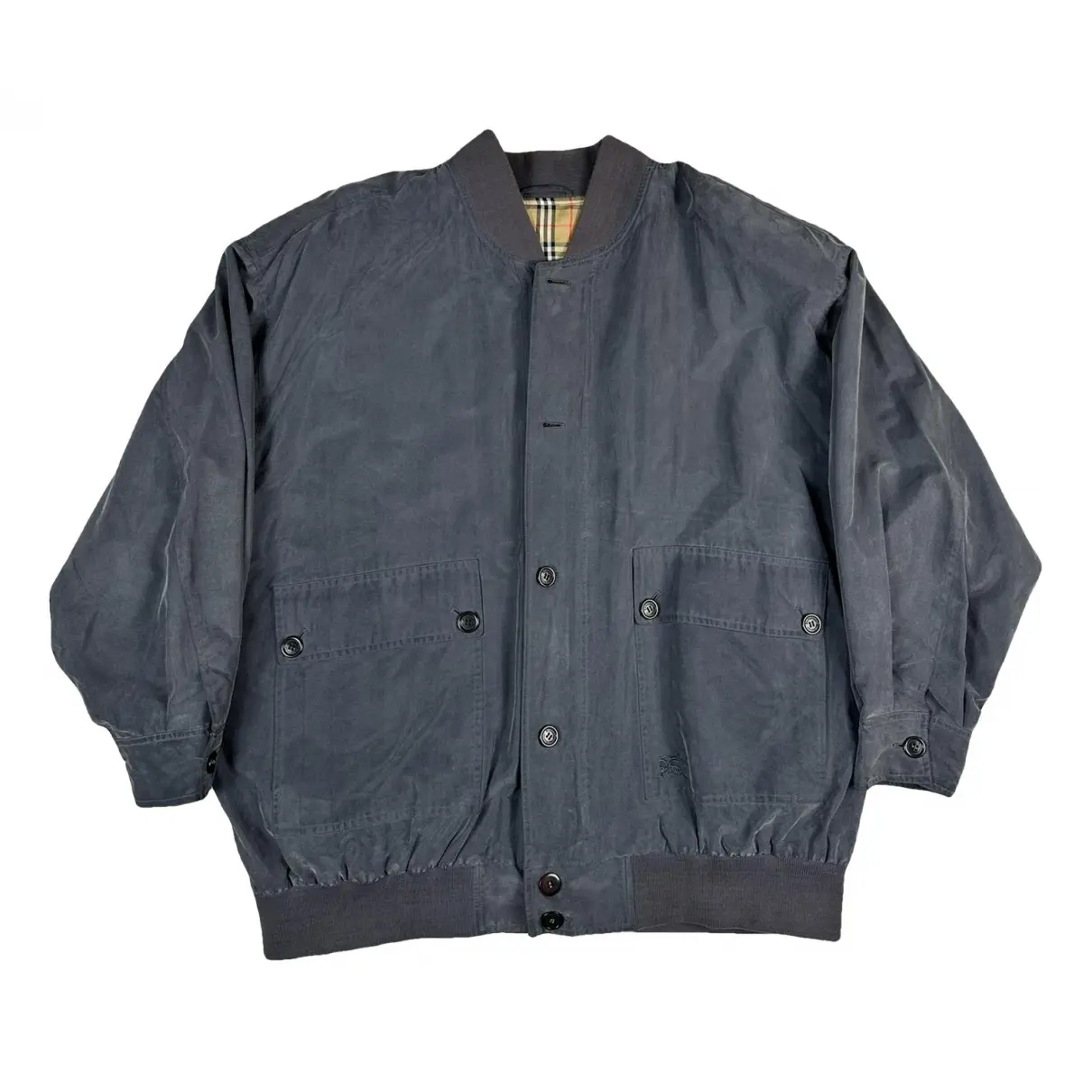 Silk jacket Burberry - Vintage