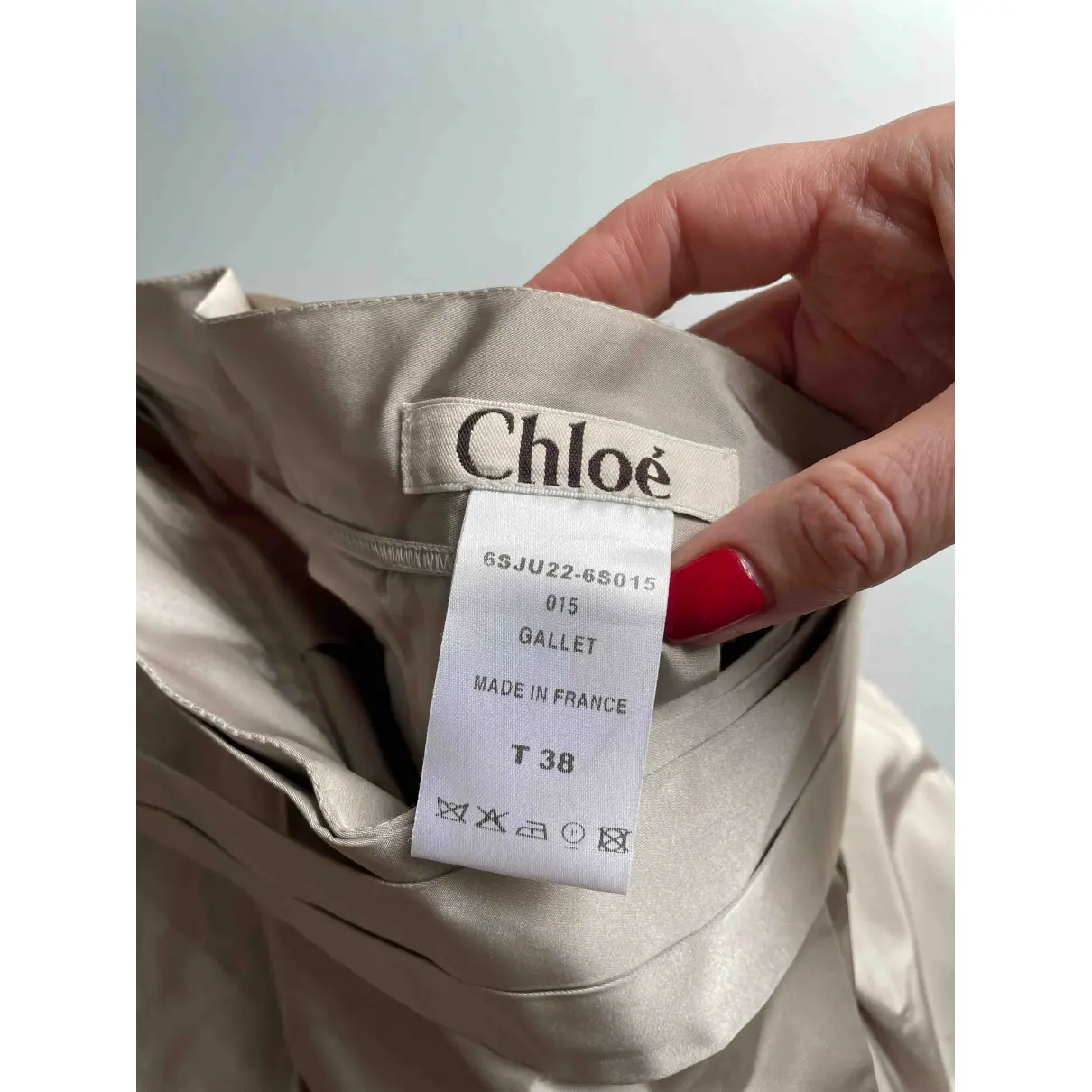 Buy Chloé Silk mini skirt online