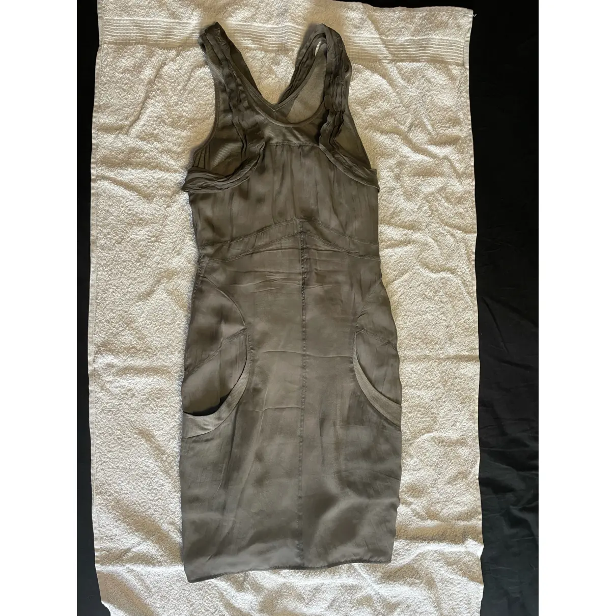 Buy Helmut Lang Silk mid-length dress online