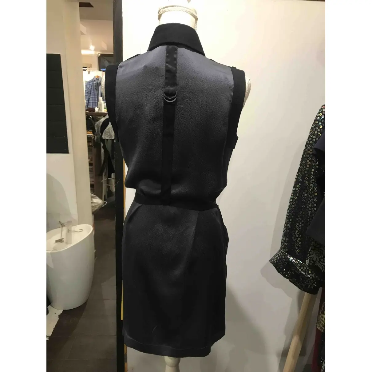 L.A.M.B Silk mid-length dress for sale