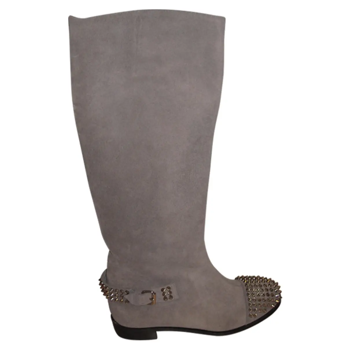 Grey Suede Boots Christian Louboutin