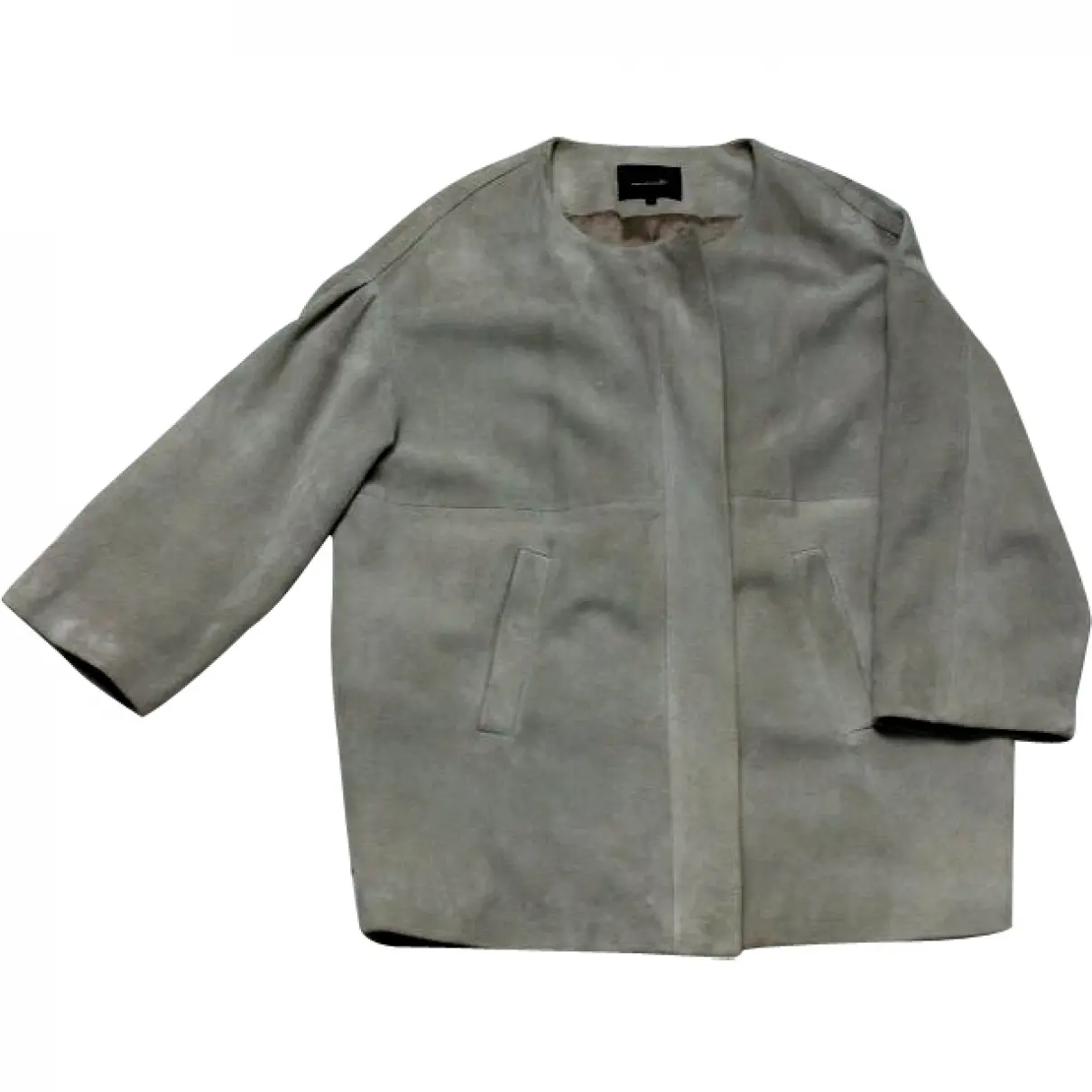 Grey Suede Jacket Isabel Marant