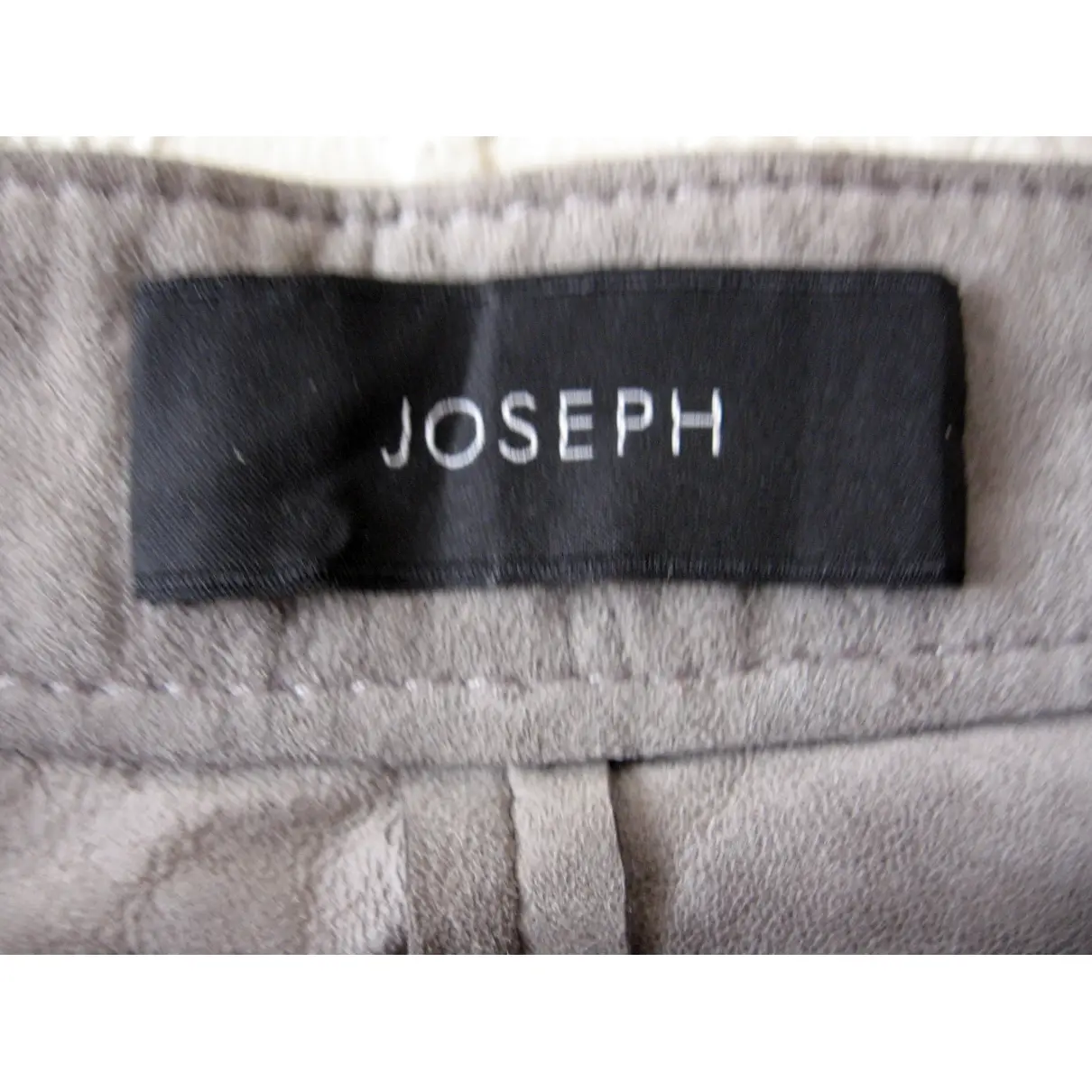 Joseph Grey Suede Shorts for sale