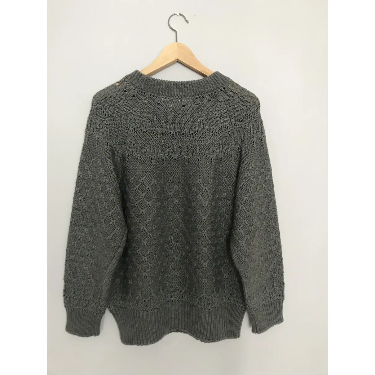 Ganryu Grey Synthetic Knitwear & Sweatshirt for sale