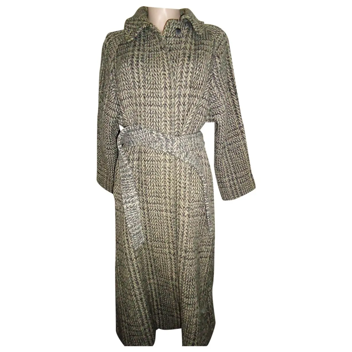 Tweed coat Burberry - Vintage