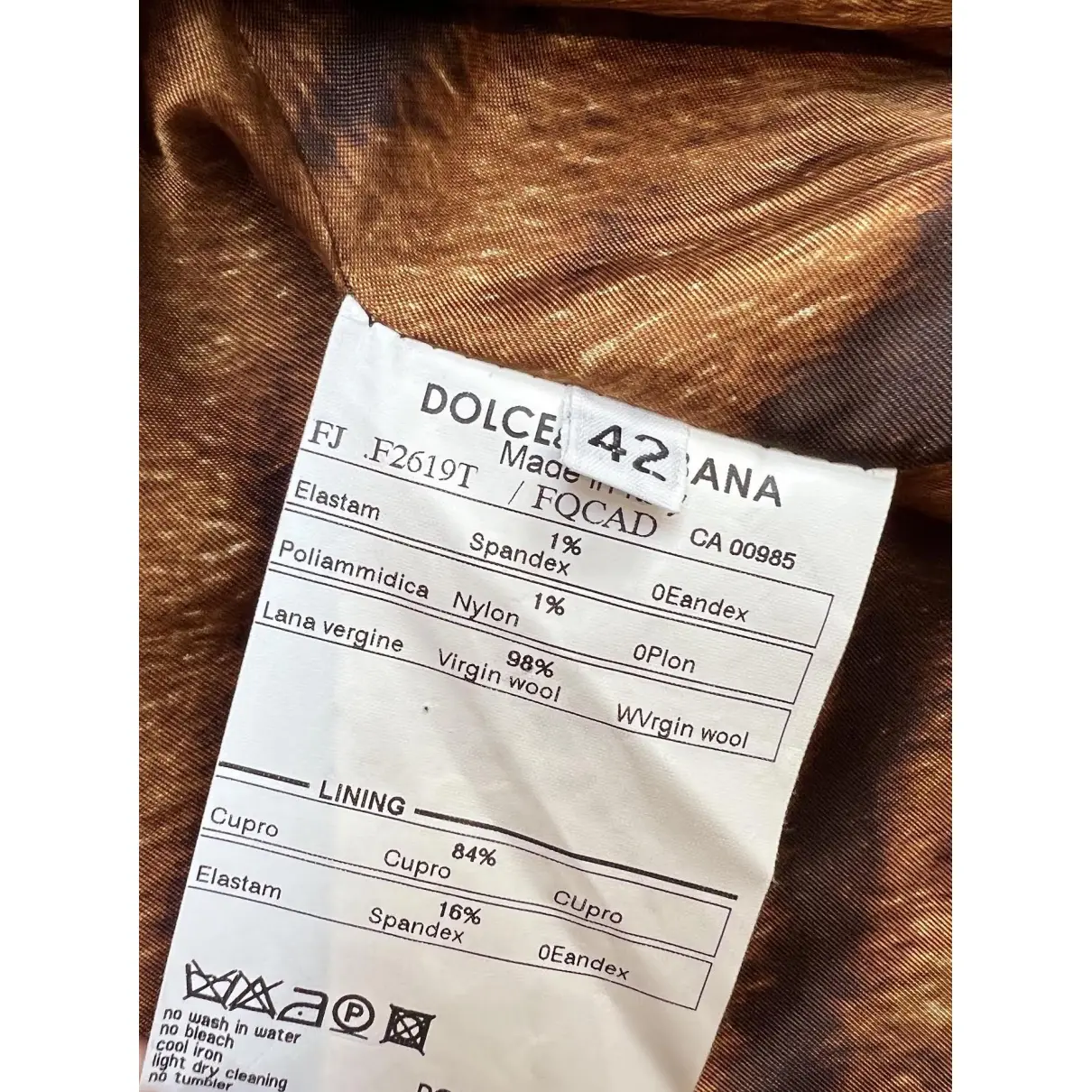 Tweed jacket Dolce & Gabbana