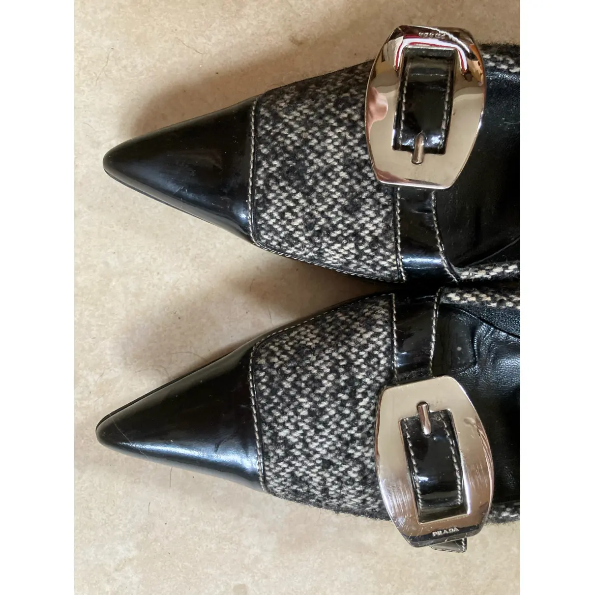 Buy Prada Tweed heels online