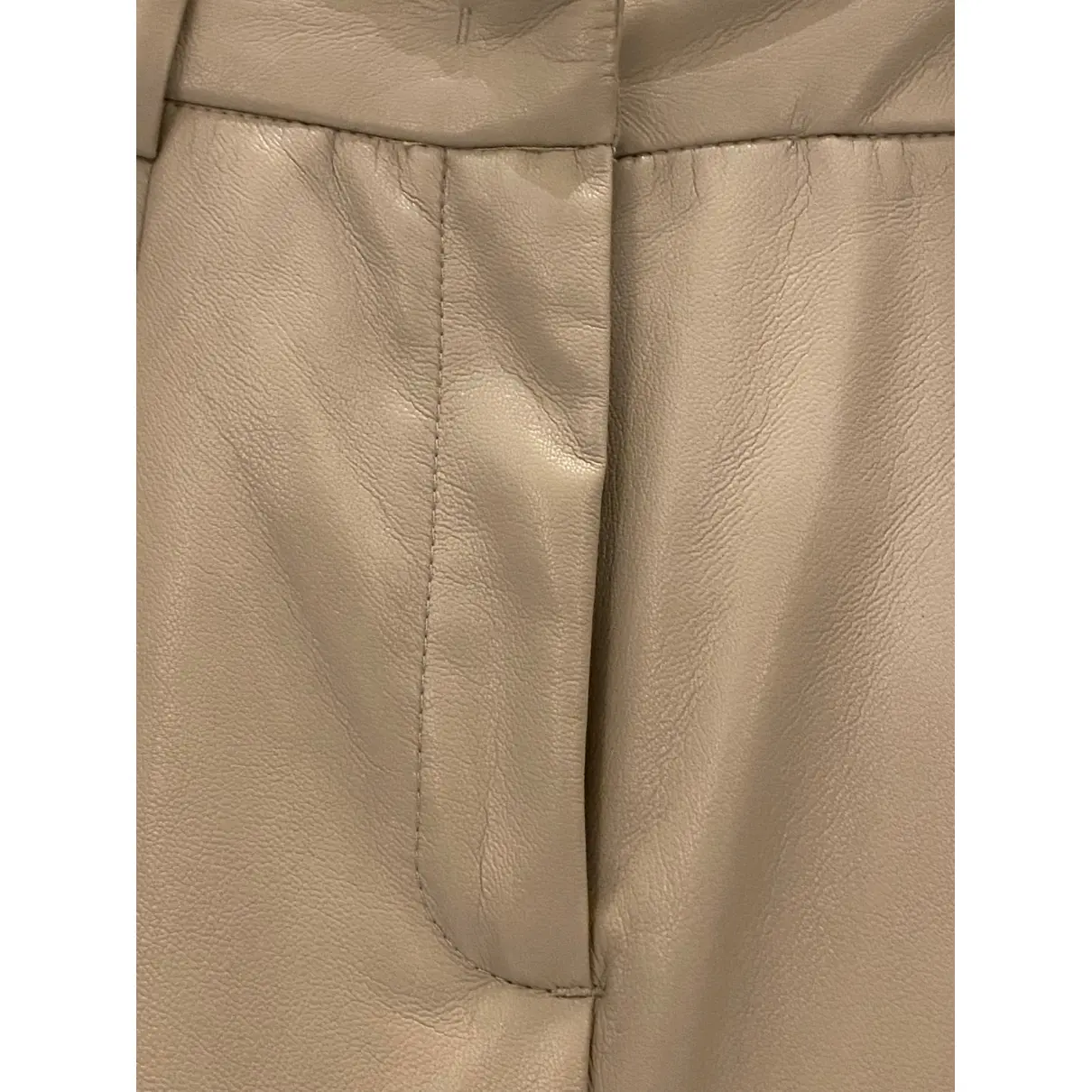 Vegan leather trousers MSGM