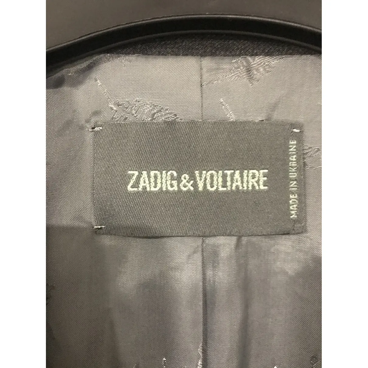 Grey Viscose Jacket Zadig & Voltaire