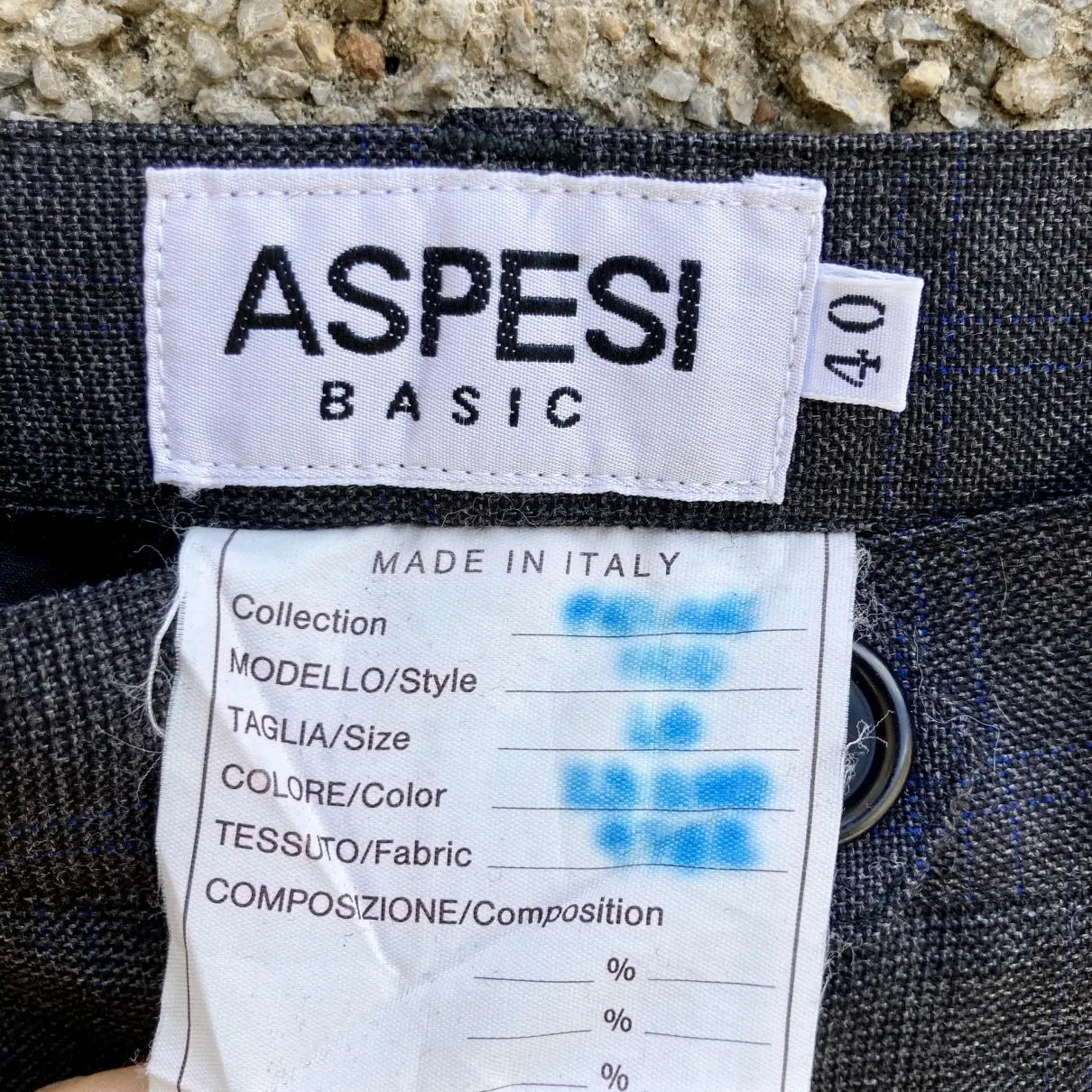 Wool trousers Aspesi