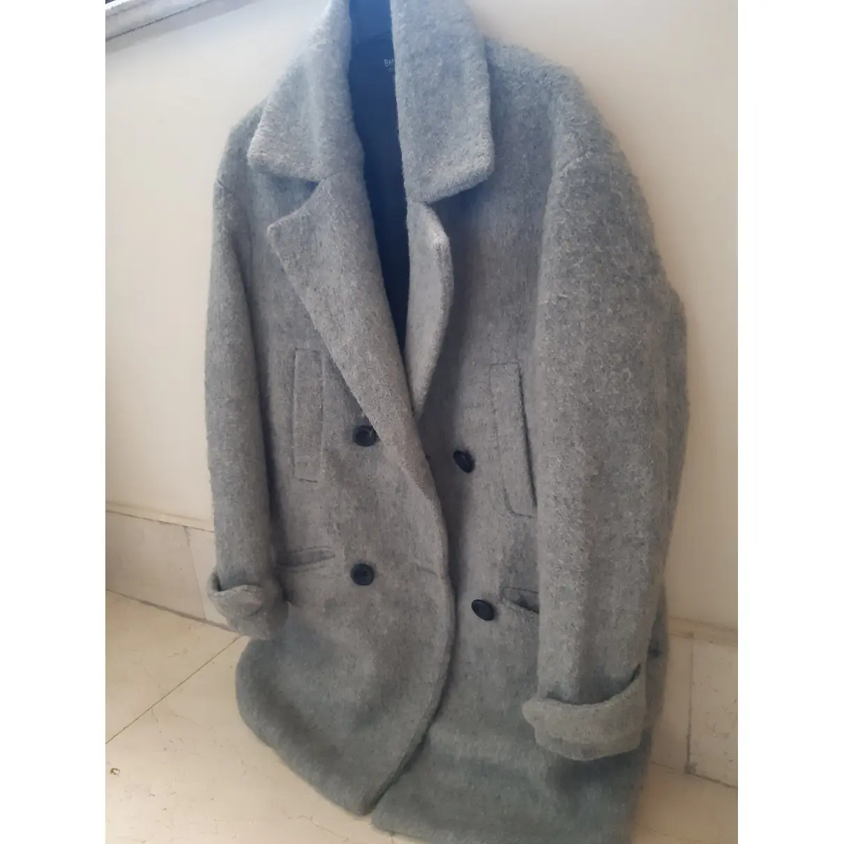 Wool coat BERSHKA