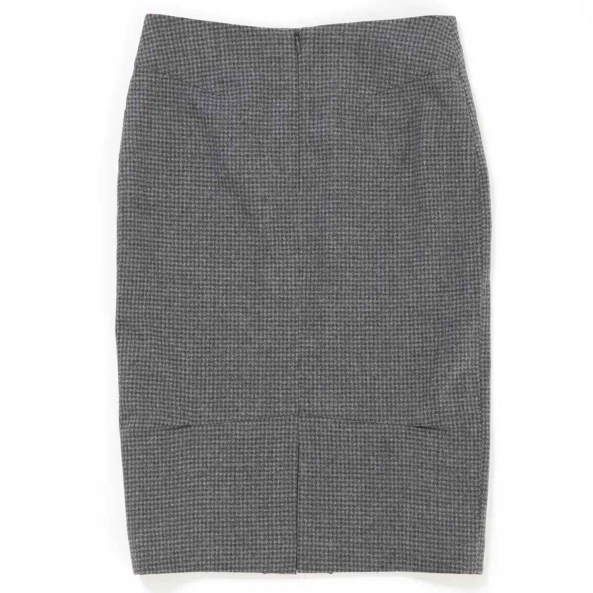 Brunello Cucinelli Grey Wool Skirt for sale