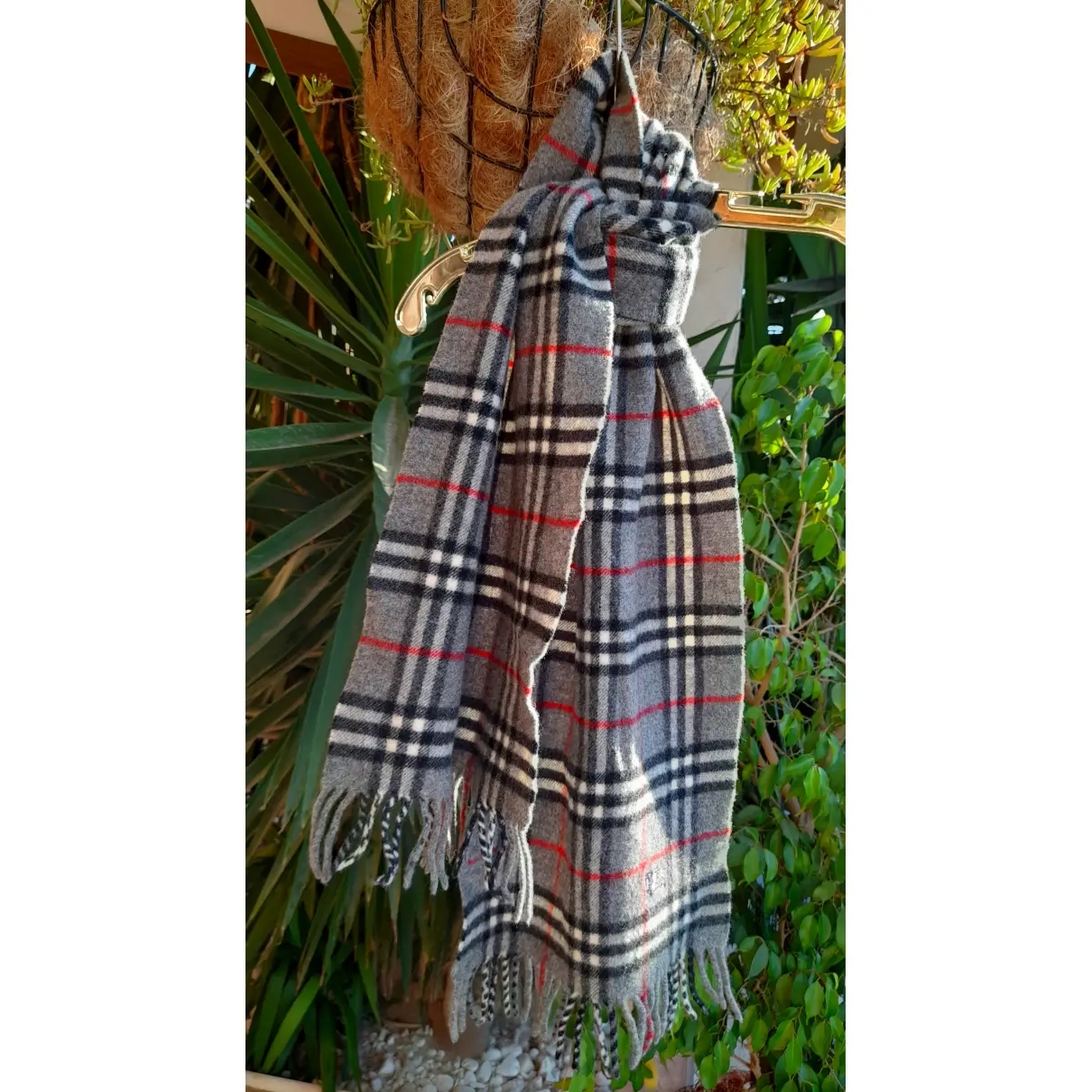 Buy Burberry Wool scarf & pocket square online