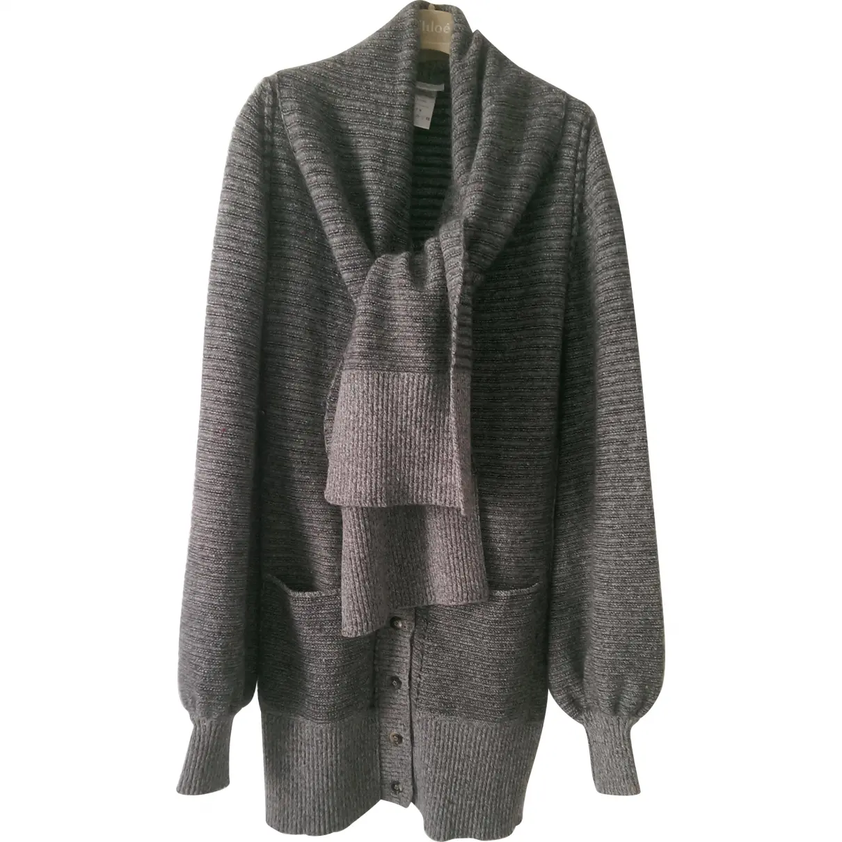 Grey Wool Knitwear Chloé
