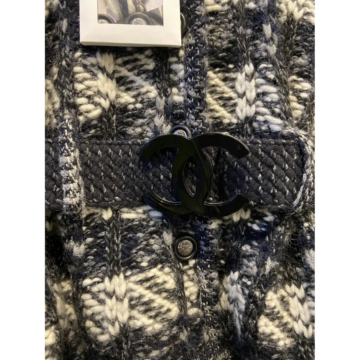 Wool cardi coat Chanel