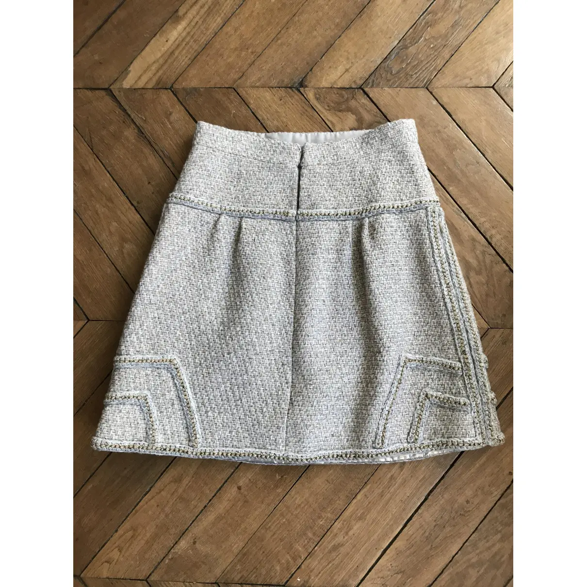 Buy Chanel Wool mid-length skirt online