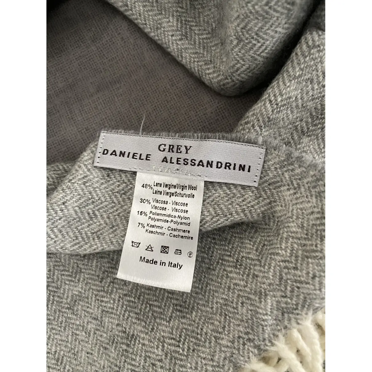 Buy Daniele Alessandrini Wool scarf & pocket square online