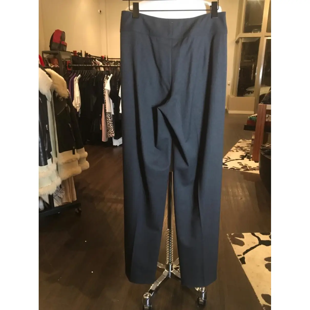 Wool large pants Donna Karan