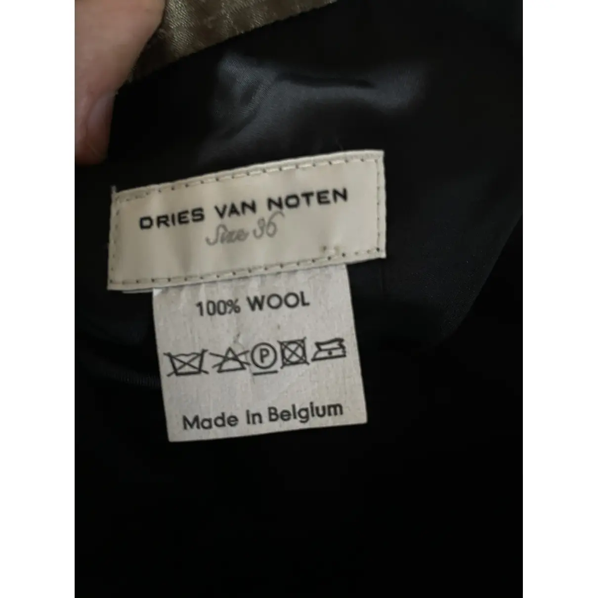 Wool suit jacket Dries Van Noten