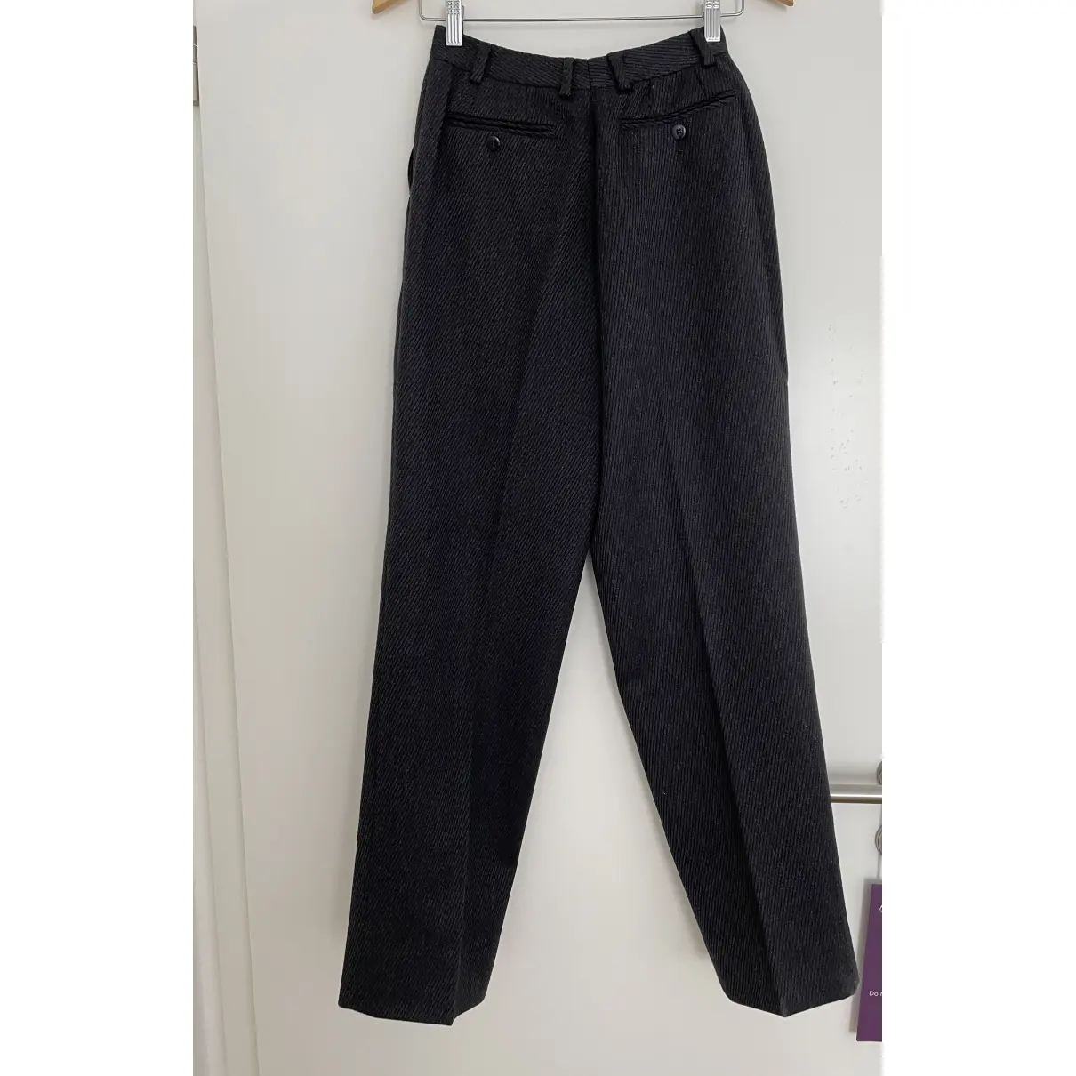 Buy Giorgio Armani Wool trousers online - Vintage