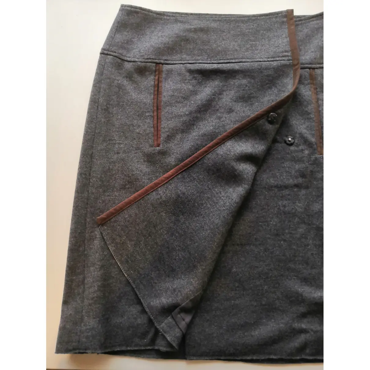 Wool mid-length skirt Henry Cotton