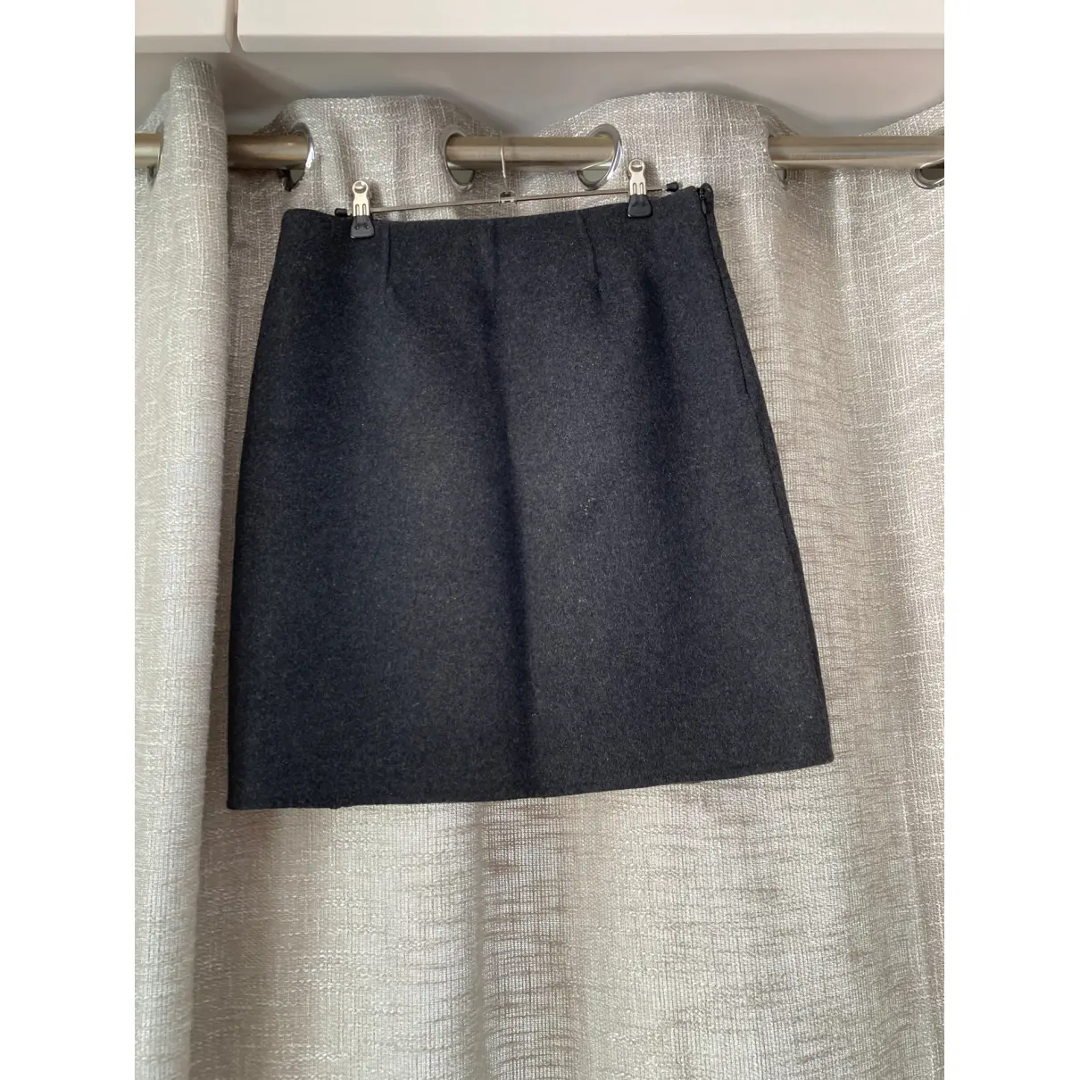 Buy Hôtel Particulier Wool mini skirt online
