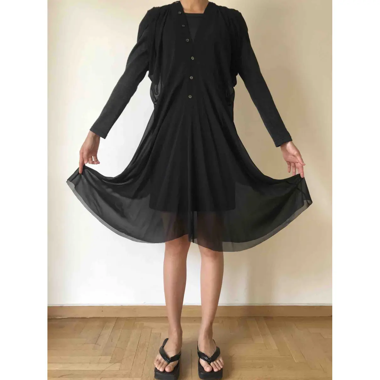 Wool mid-length dress Junya Watanabe