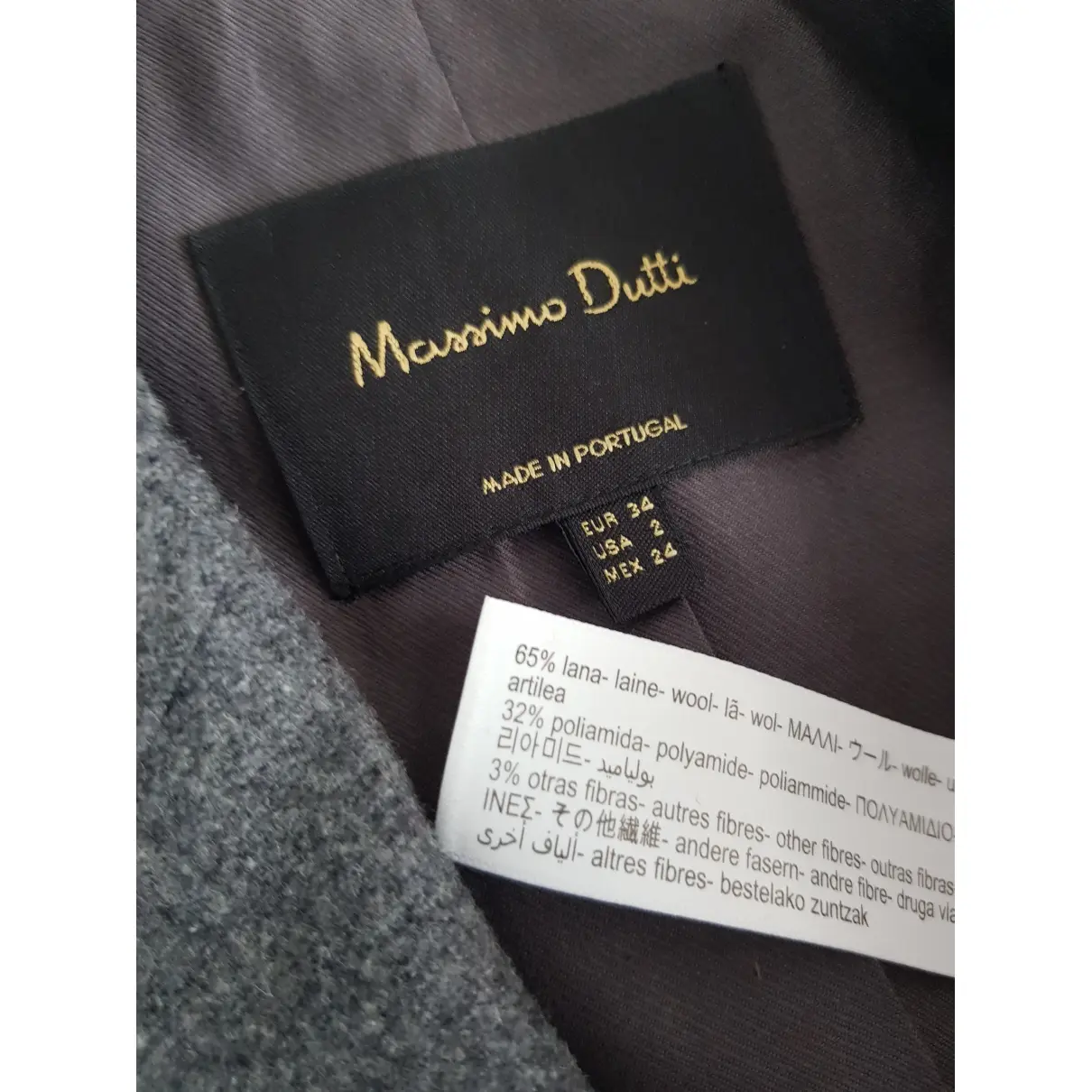 Wool blazer Massimo Dutti